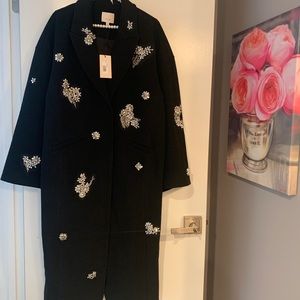 Cinq a Sept Crystal Gravis Ivy Coat (NWT)